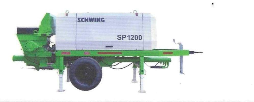 Schwing Stetter Concrete Pump SP 1200