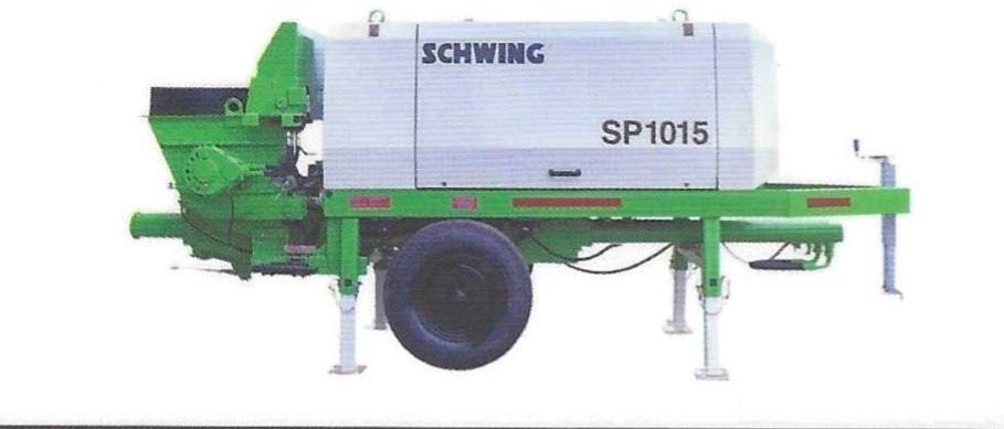 Schwing Stetter Concrete Pump SP 1015