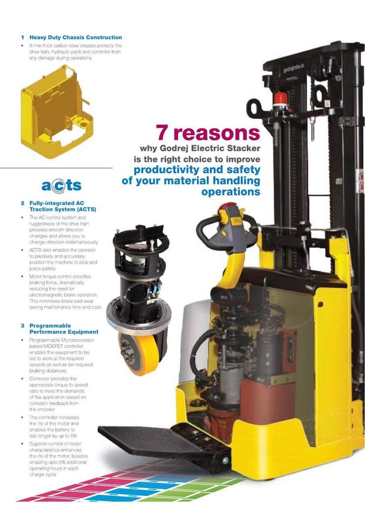 Electric Stacker 1.5 Ton brochure page 2