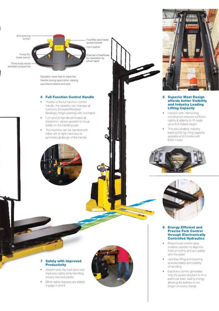 Electric Stacker 1.5 Ton brochure page 3