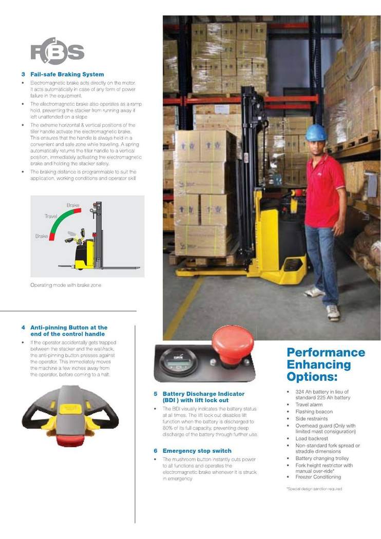 Electric Stacker 1.5 Ton brochure page 7