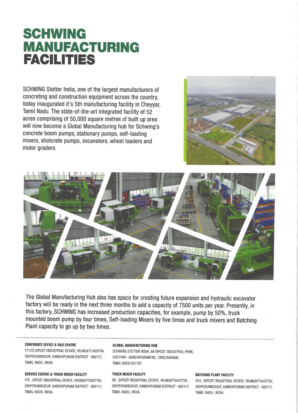Concrete Pump brochure page 2
