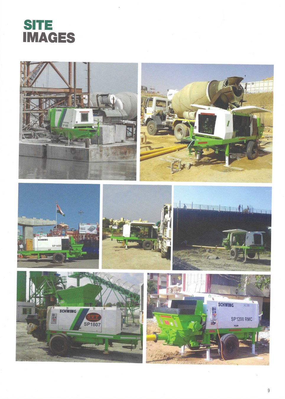 Concrete Pump brochure page 9