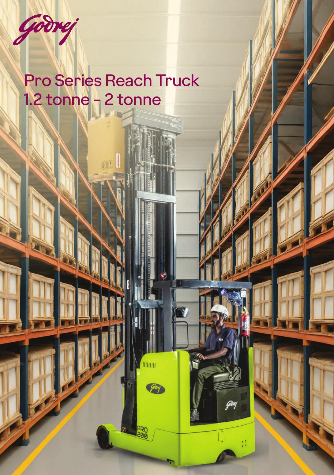 Pro Series Reach Truck brochure page 1