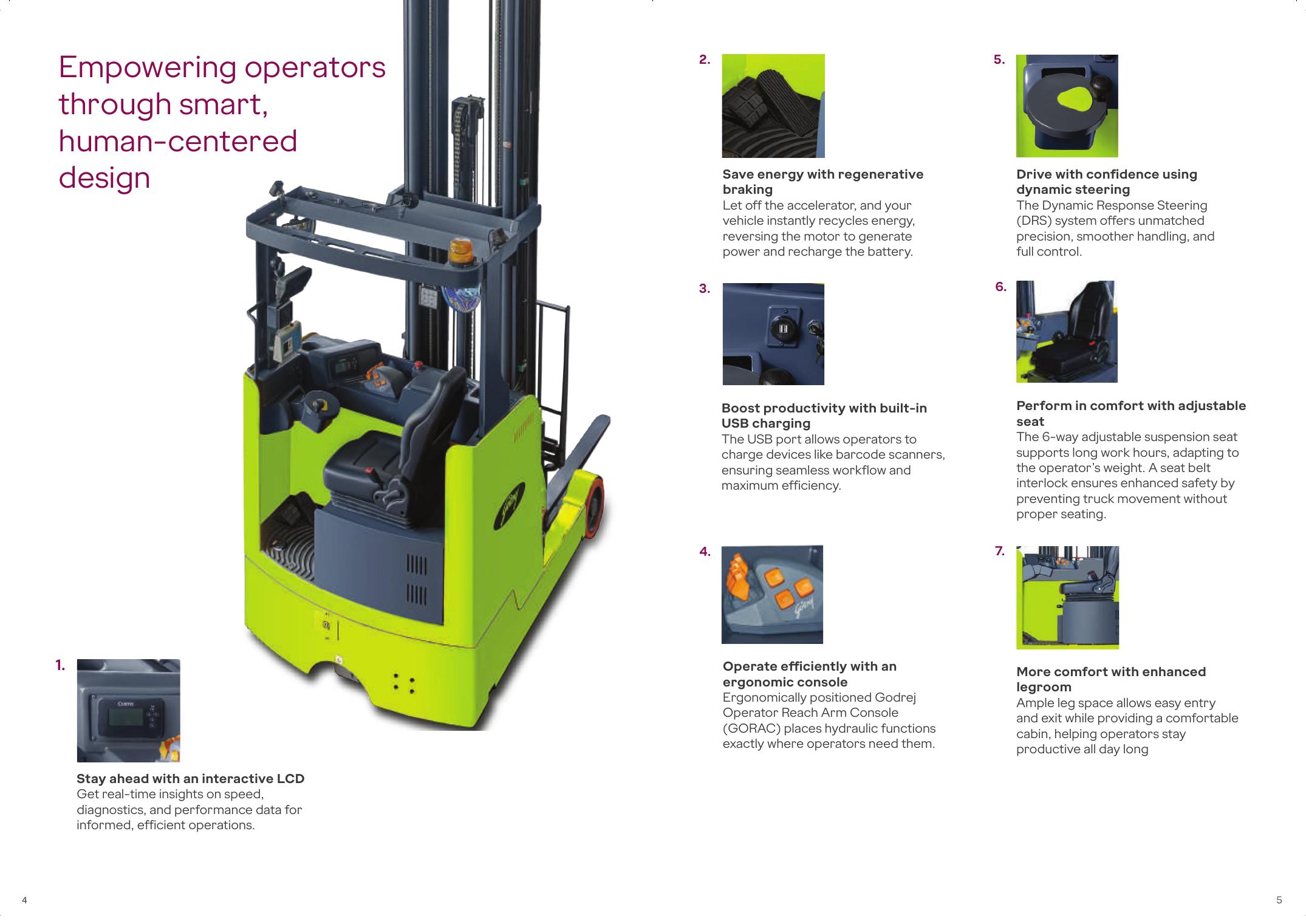Pro Series Reach Truck brochure page 3